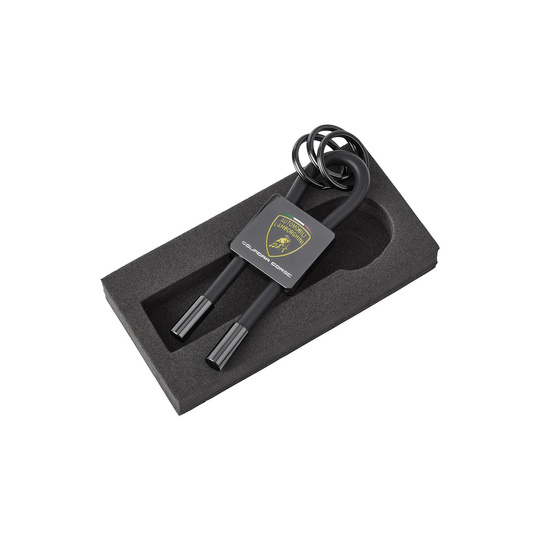Lamborghini Squadra Corse Rubber Keyring