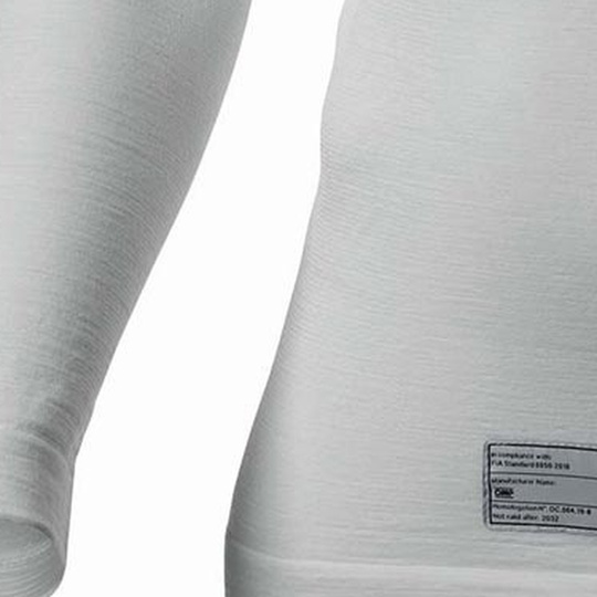 OMP Tecnica EVO Roll-Neck Underwear Top White (FIA)