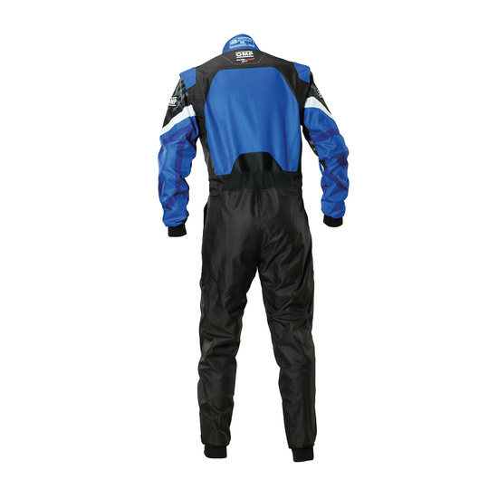 OMP KS-3X Art 8877-2022 Kids Karting Suit black-blue