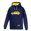 Sparco Lancia HF Delta Integrale Hoodie Navy Blue/Yellow