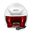 Sparco Flux RJ-i Helmet White/Red (FIA)