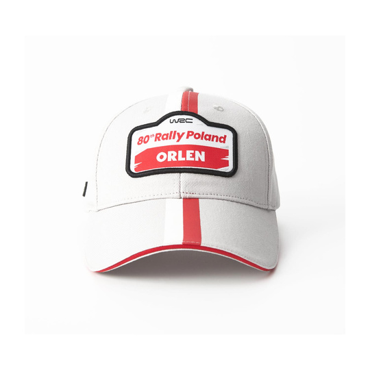 2024 Rally Poland WRC Mens Stripe Baseball Cap grey