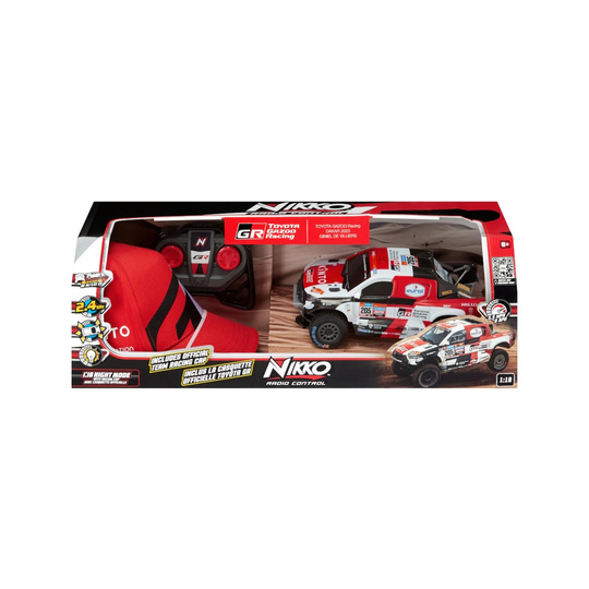 Toyota Gazoo Racing 1:18 RC Model Car De Villiers HILUX T1+