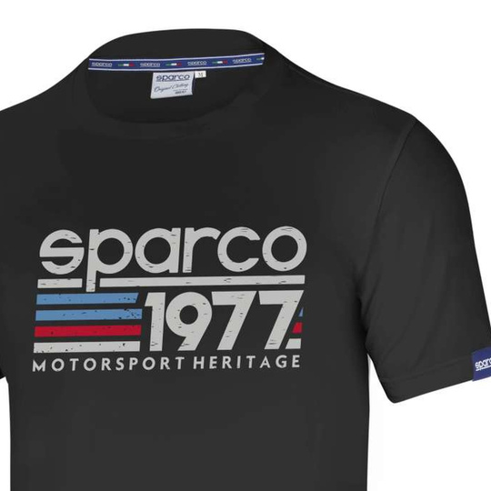 Sparco 1977 T-shirt Black