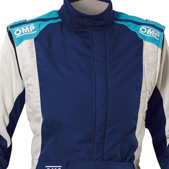 OMP First Evo Elle MY25 Race Suit Navy Blue (FIA)