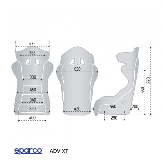 Sparco PRO ADV XT Carbon Tech Racing Seat (FIA)
