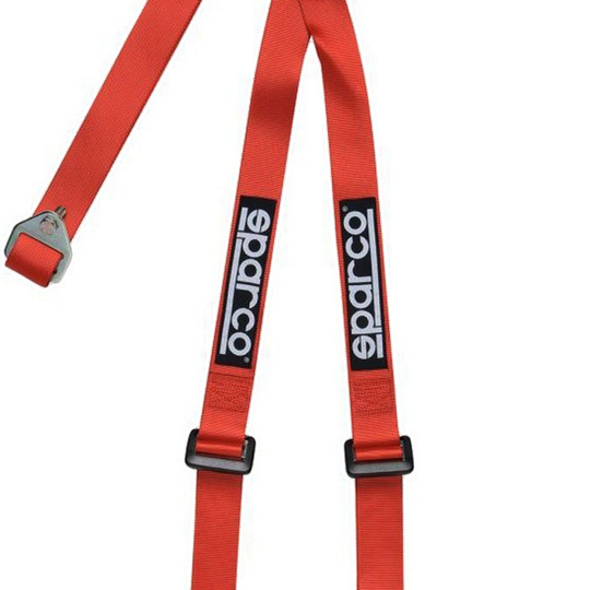 Sparco Club H-3 3-Point Harness Red (ECE)