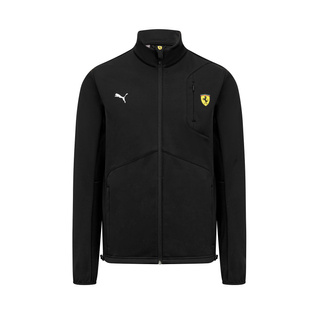 2024 Logo Ferrari F1 Mens Softshell Jacket Black