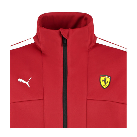2025 Ferrari Mens Logo Softshell Jacket Red