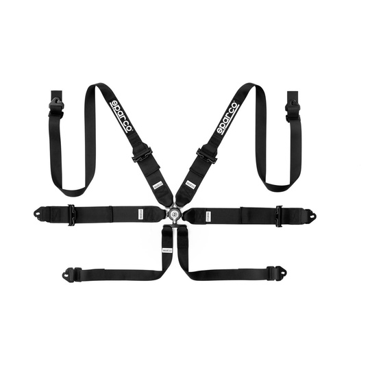 Sparco COMPETITION H-3+2 Safety Belts Black (FIA)