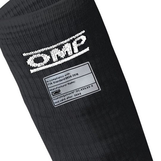 OMP One MY21 Socks Black (FIA)