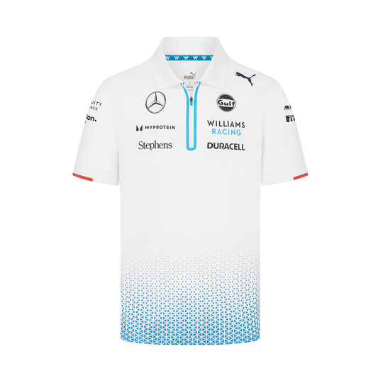 2024 Williams Racing Men's Team White Polo