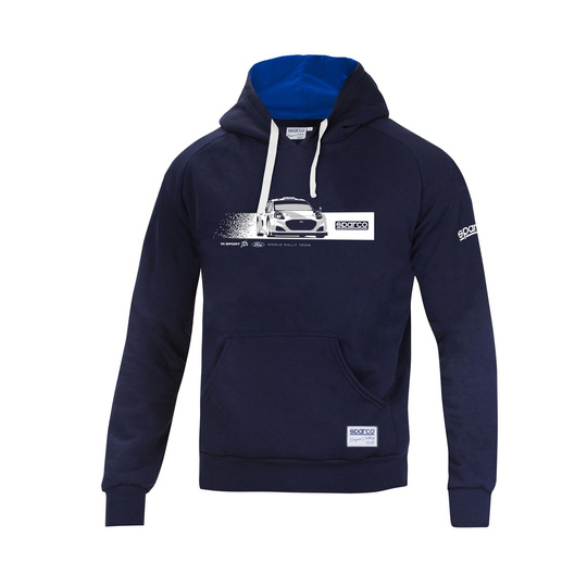 Sparco M-Sport Mens Car Hoodie navy blue