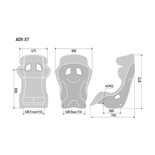 Sparco ADV-XT MY22 Rally car seat (FIA)