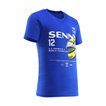2025 Ayrton Senna F1 Mens Helmet Graphic T-Shirt