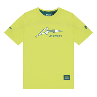 Aston Martin F1 Fernando Alonso Band Kimoa T-shirt Lime