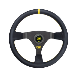 OMP WRC Leather yellow stitching Steering Wheel