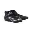 Alpinestars Tech-1 Z V3 Racing Shoes Black/Silver (FIA)