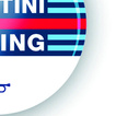 Sparco Martini Racing Horn Button Emblem