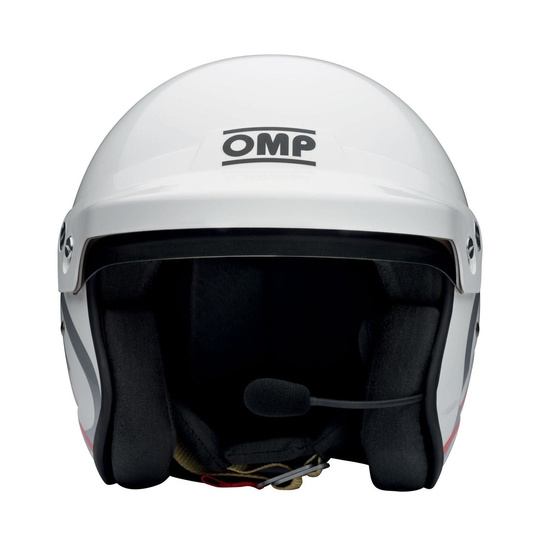 OMP J-R Open Face Helmet (with FIA homologation)