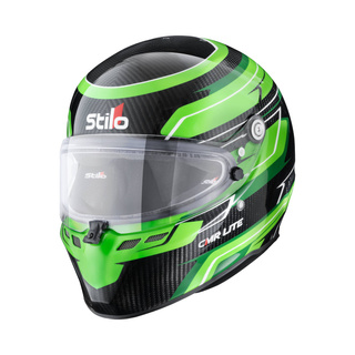 Stilo ST6 CMR Carbon Lite Graphyc Helmet Green (CMR)