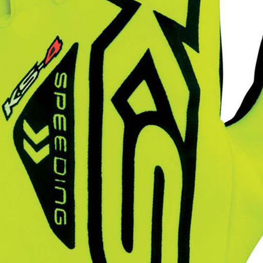 OMP KS-4 MY23 Racing Gloves Yellow
