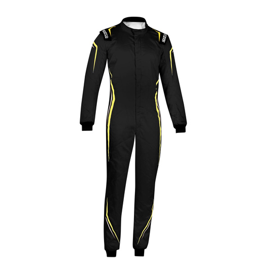 Sparco Prime MY22 Race Suit Black/Yellow (FIA)