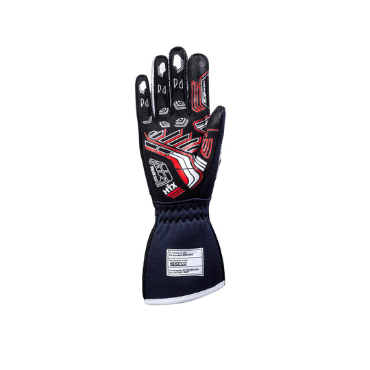 Sparco Arrow+ Racing Gloves Navy/Red (FIA)