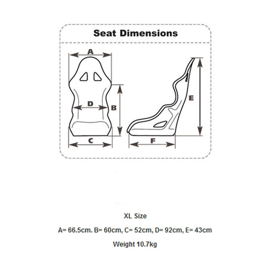 OMP WRC XL MY14 Racing Seat (with FIA homologation)