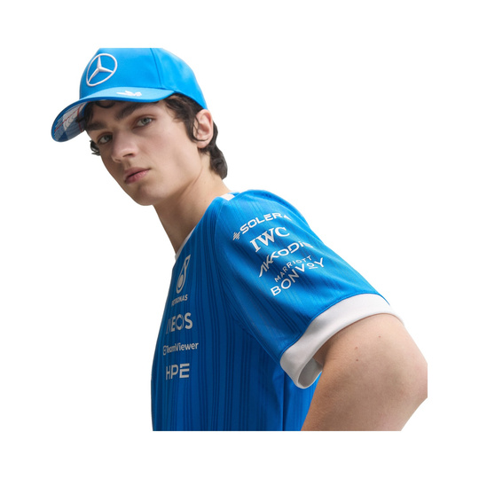 2026 Mercedes AMG F1 Authentic Blue Wonder T-shirt
