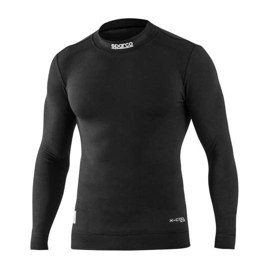 Sparco RW-10 Shield PRO Roll-Neck Underwear Top Black (FIA)