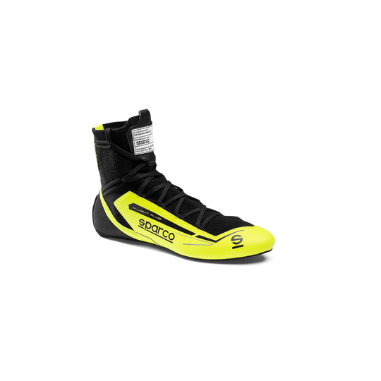 Sparco X-LIGHT+ Racing Shoes Black/Yellow (FIA)