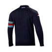 Sparco Mens Martini Crew Neck Sweatshirt navy blue