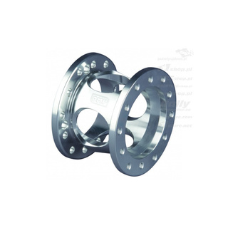 OMP Fixed 60mm Steering Wheel Spacer anodized aluminium - silver