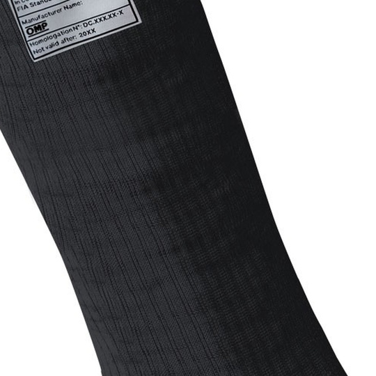 OMP One MY21 Socks Black (FIA)