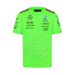2024 Mercedes AMG F1 Men's Team Set Up Green T-shirt