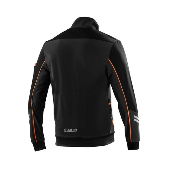 Sparco TECH Mens jacket black-orange