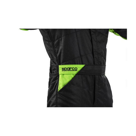 Sparco SPRINT MY22 Race Suit Black/Green (FIA)