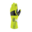 OMP PRO Mech S Racing Gloves Yellow (FIA)
